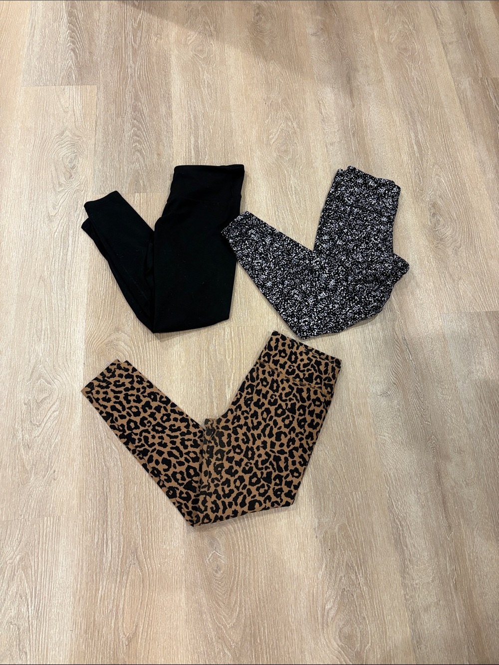 Bundle of 3 Women’s Athletic Leggings Size L Old Navy Active & Wild Fable